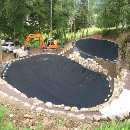 Bâche bassin - 5X5m - PVC - Membrane Imperméable Réservoir Étang  Pisciculture - Cdiscount Jardin