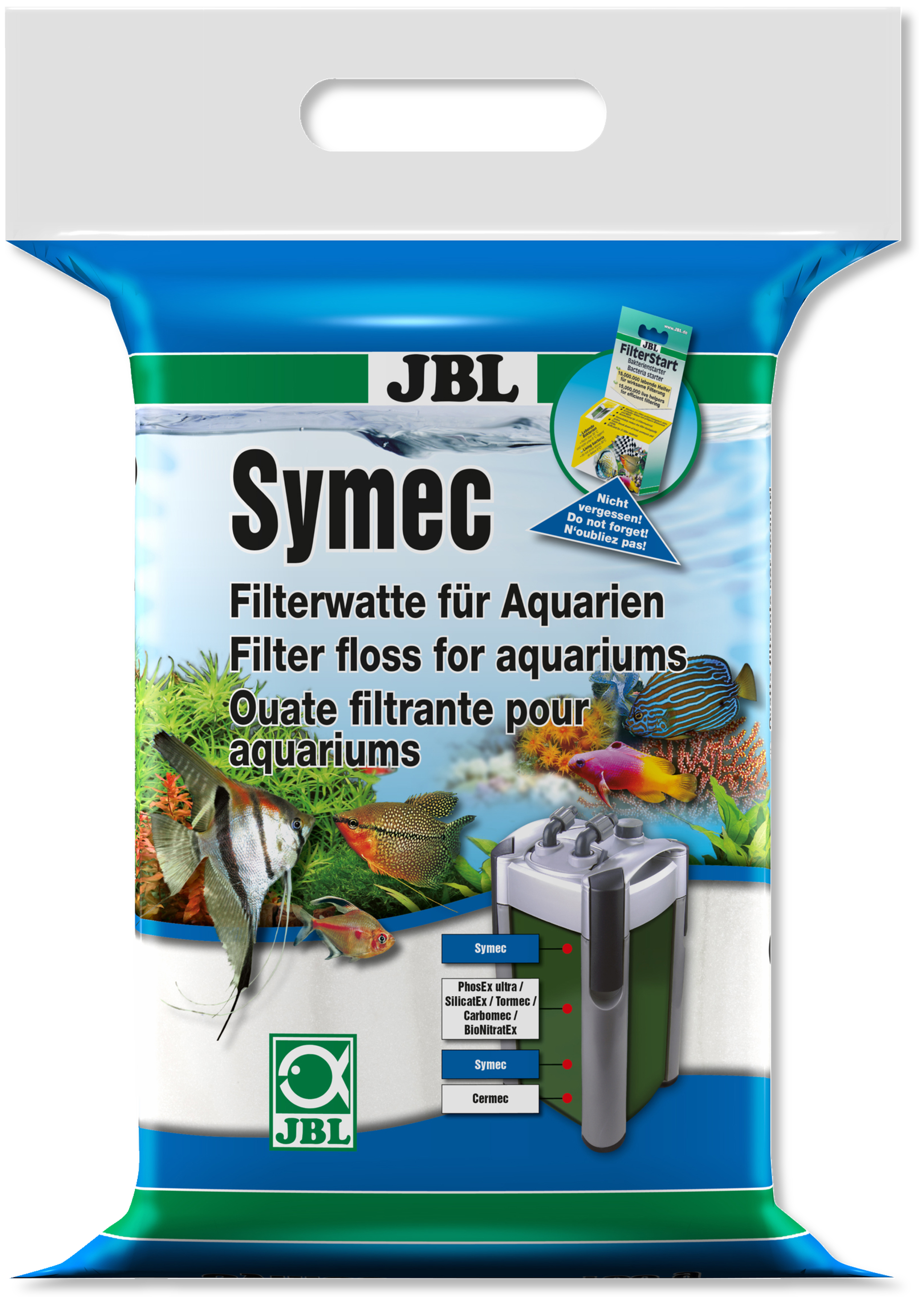JBL Symec 1000 g- Ouate pour filtration à petit prix chez Aquario&Co