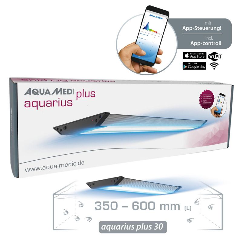 Eclairages Led Aquamedic Aqua Medic Aquarius 30 Plus 3 X 210 X 2