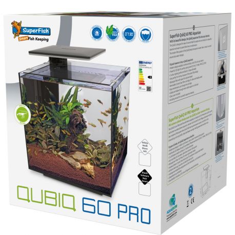 Superfish Aquarium Qubiq 60 Pro Noir 134,95